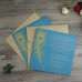 Customized Invitation Card Square Marriage Card Printing Customized Half Fold